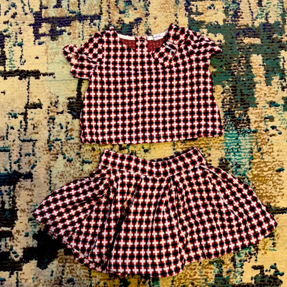 Janie and Jack 6-12 months  Baby girl matching set